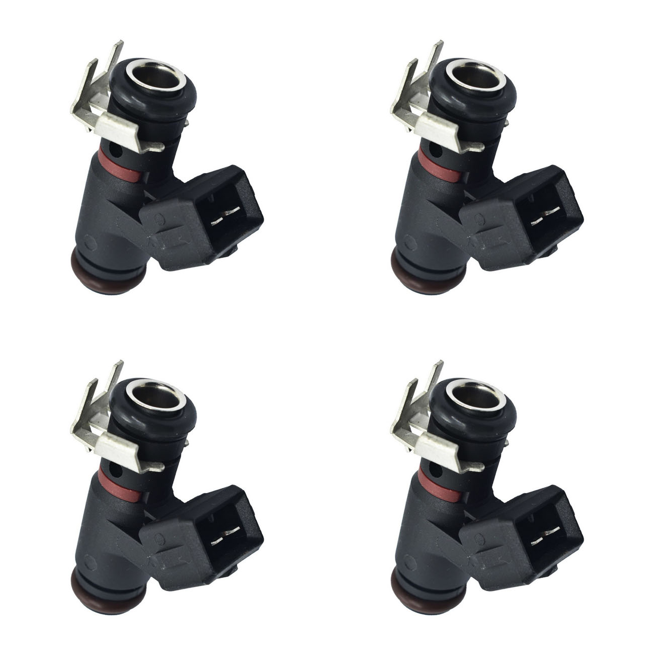 Kit 4 Inyectores Fiat Palio Siena Punto Strada 1.4 8v